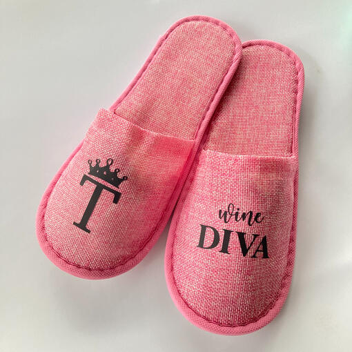 Personalized home slippers ₱150.00